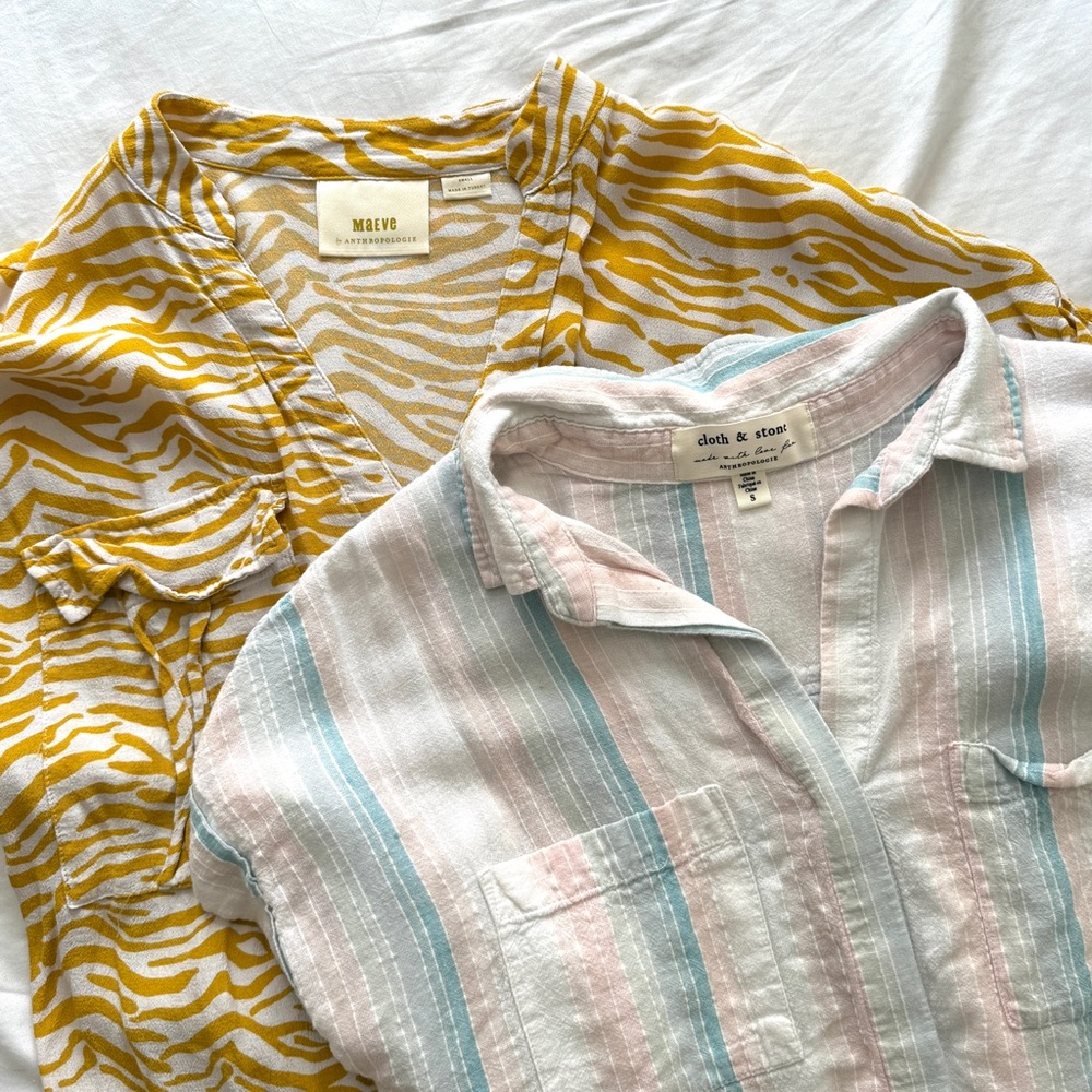 【Anthropologie】Set of 2 Summer Tops